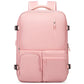 Sac à dos rose avec détails de couture et finition soignée