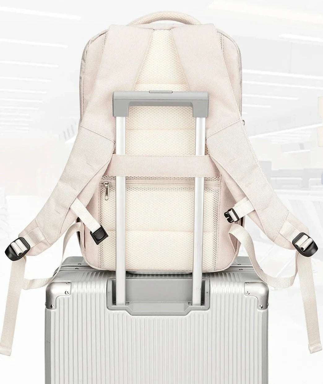 Sac à dos cabine avec poches multiples et sangle trolley