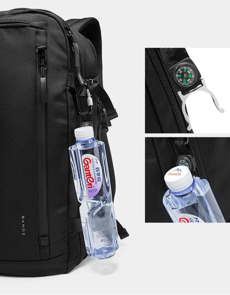 Détail du cadenas à code intégré sur le sac