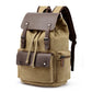 Sac à dos camel en toile avec bretelles ajustables