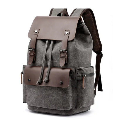 Sac à dos gris avec compartiment pour ordinateur portable