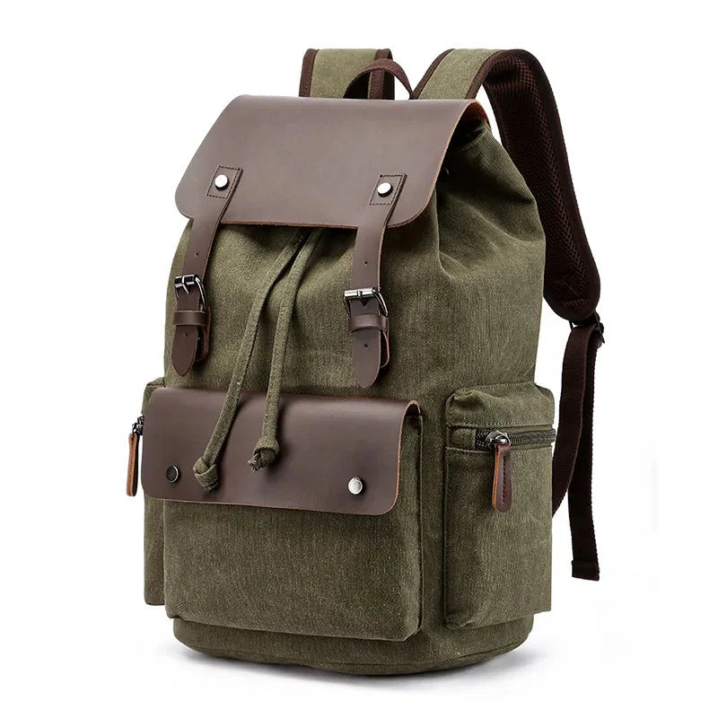 Sac à dos kaki robuste pour aventures urbaines