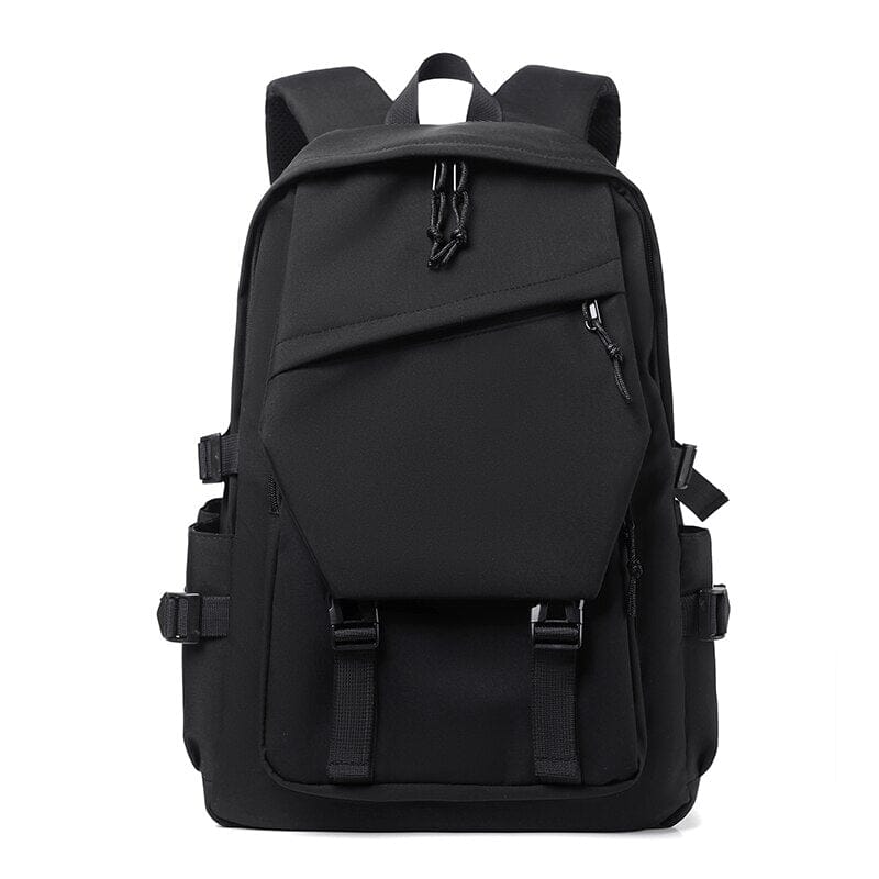 Sac à dos tendance avec multiples compartiments visibles