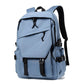 Sac à dos bleu avec bretelles ajustables et confortables
