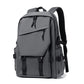 Sac à dos gris avec poches organisées pour accessoires