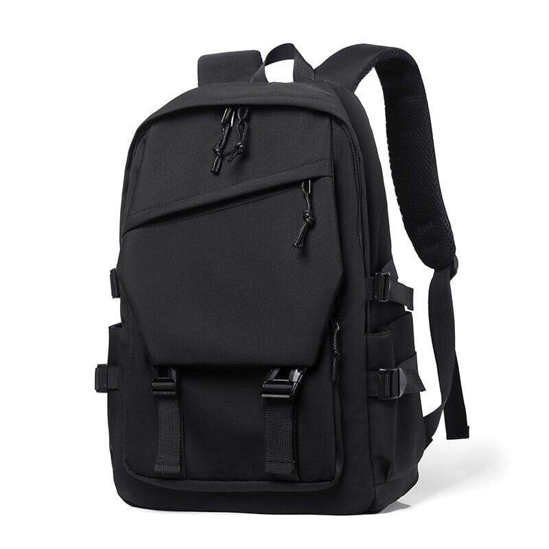 Sac à dos noir avec design minimaliste et pratique