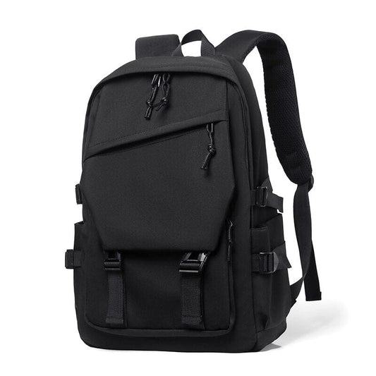 Sac à dos noir avec design minimaliste et pratique