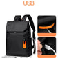 Vue de côté du sac à dos avec port USB intégré