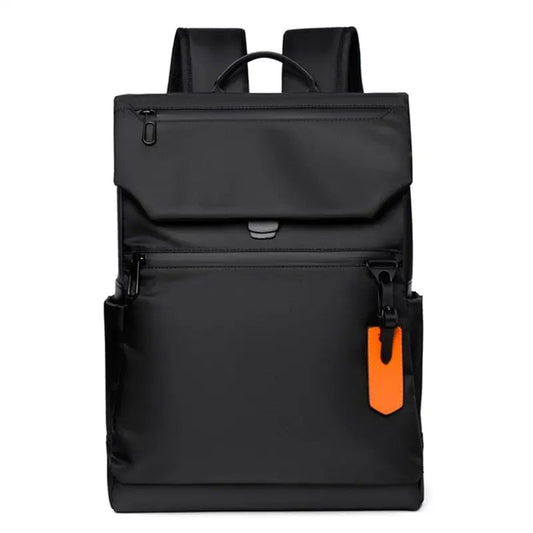 Sac à dos noir classique avec tissu imperméable