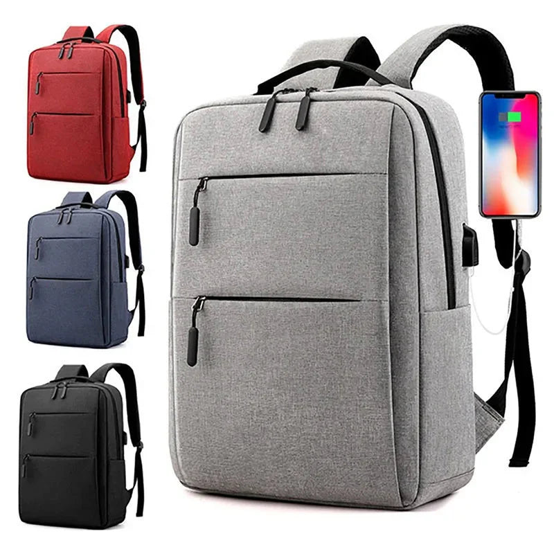 Sac à dos gris, adapté pour ordinateur jusqu'à 15.6 pouces
