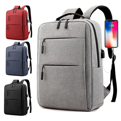 Sac à dos gris, adapté pour ordinateur jusqu'à 15.6 pouces