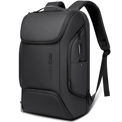 Sac à dos noir moderne adapté aux environnements professionnels