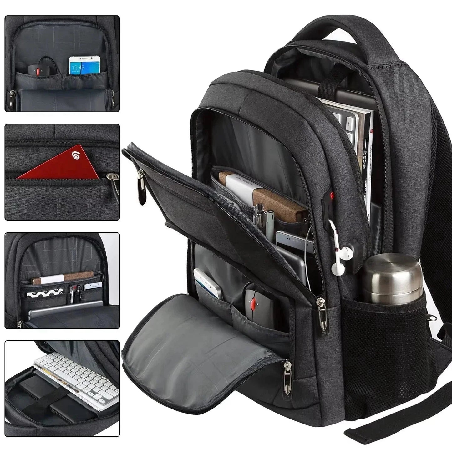 Sac à dos professionnel avec compartiment pour ordinateur portable