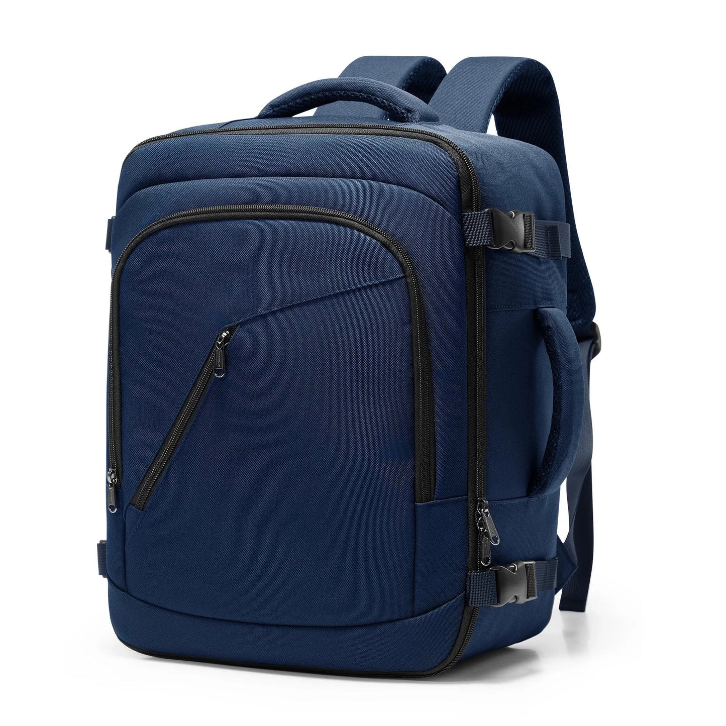 Sac à dos bleu marine avec sangle pour valise