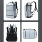 Sac à dos avec capacité extensible illustrée