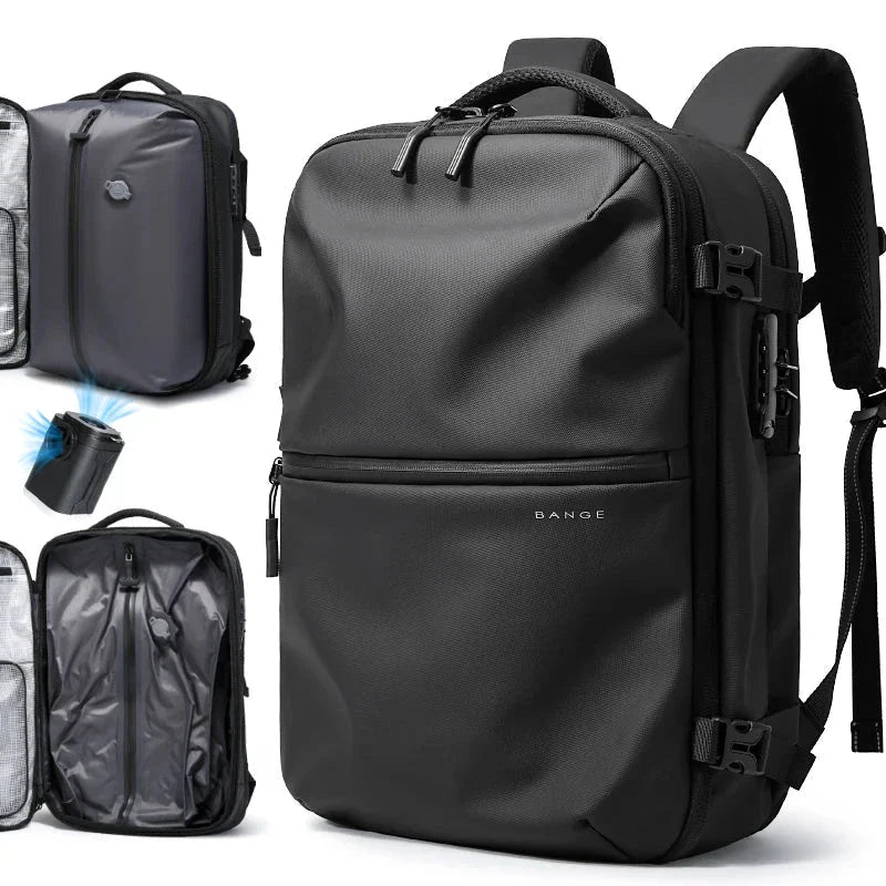 Sac à dos avec système de compression sous vide