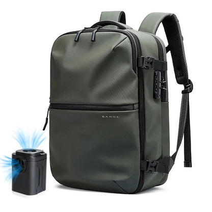 Sac à dos vert avec espace de rangement spacieux