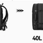 Détail du port USB intégré sur le côté du sac à dos