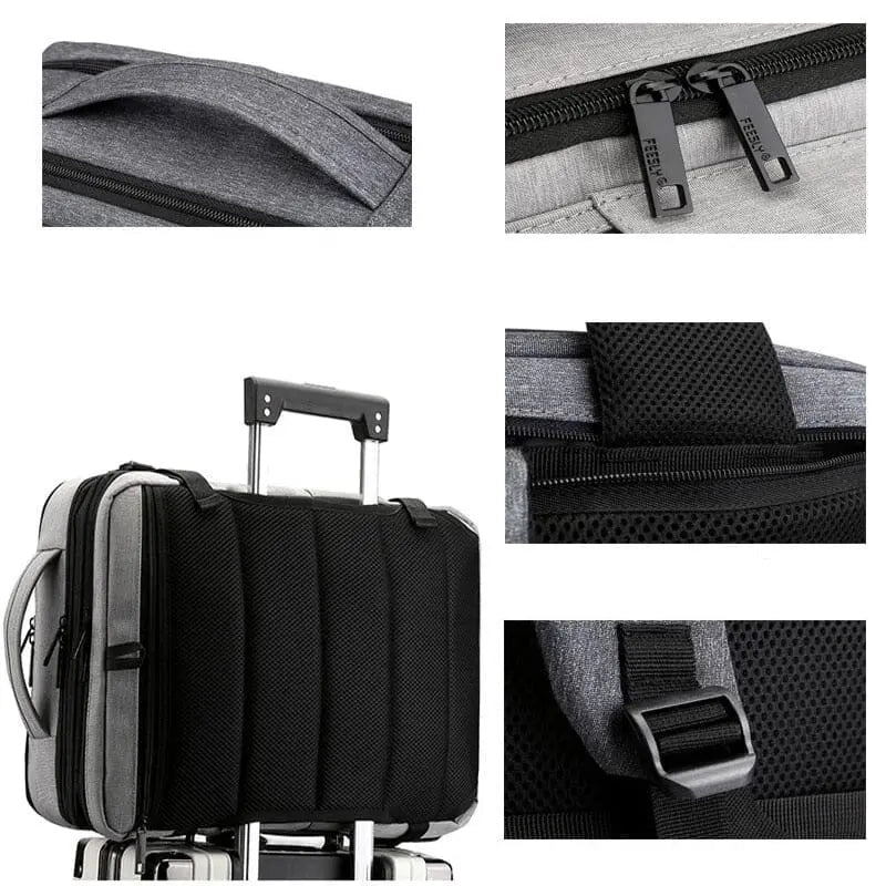 Sac à dos extensible avec compartiments ouverts