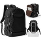 Sac à dos noir avec sangle arrière pour valise