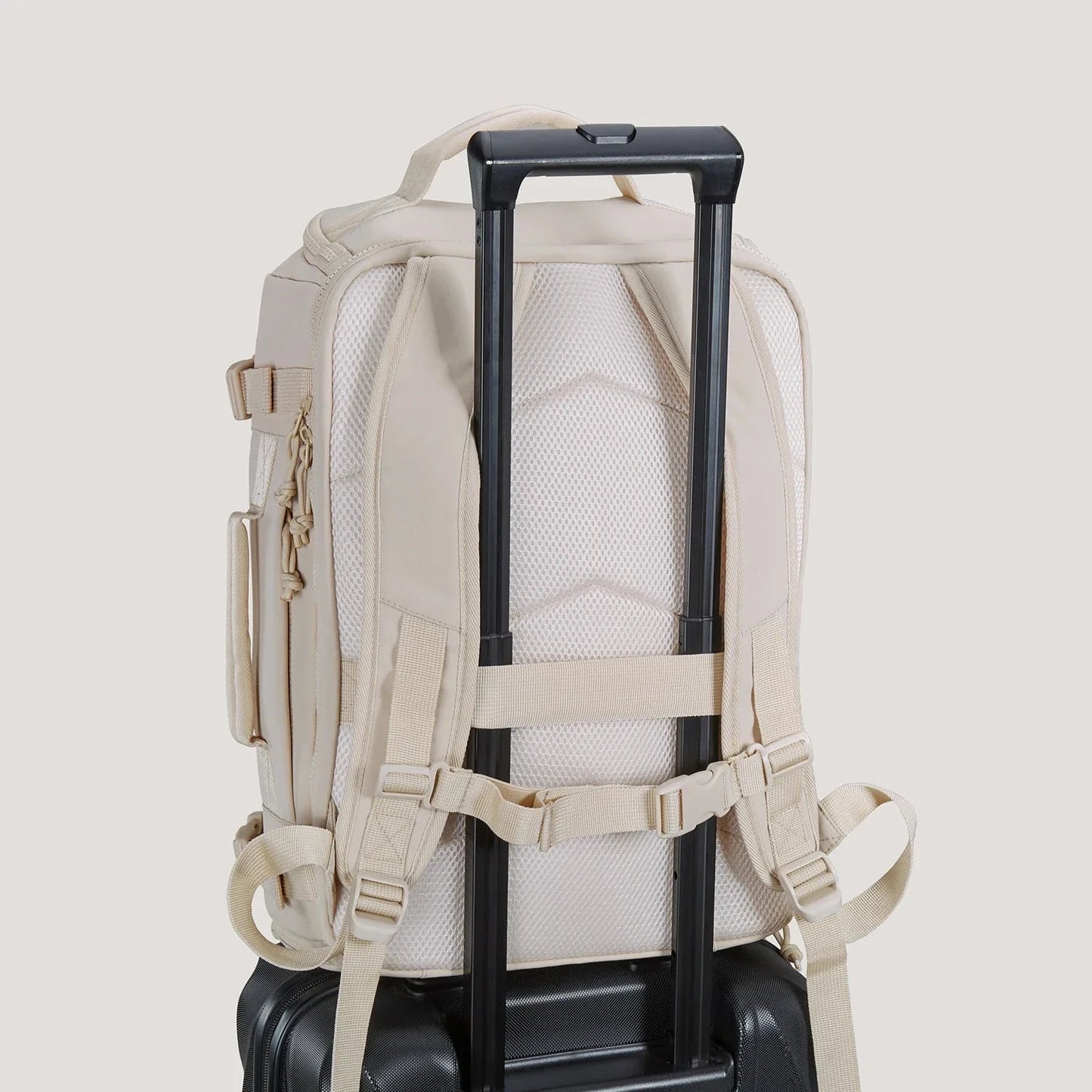 Vue de face du sac à dos avec fermeture éclair