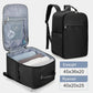 Sac à dos cabine gris avec multiples compartiments