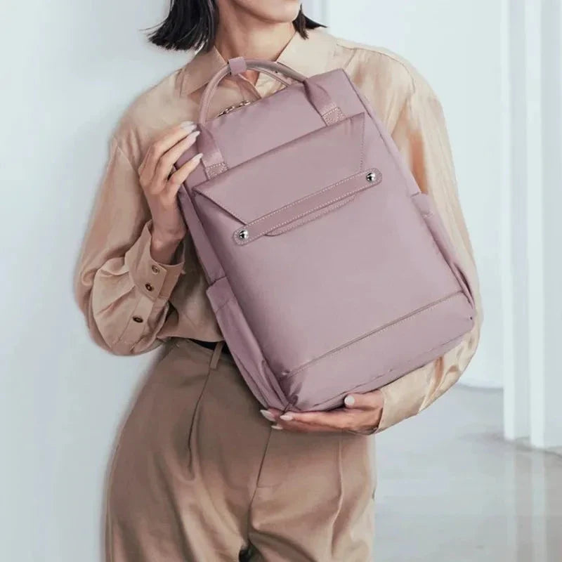 Sac à dos élégant pour femme avec compartiment pour ordinateur