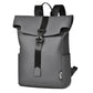Sac à dos citadin imperméable en gris avec détails en polyester