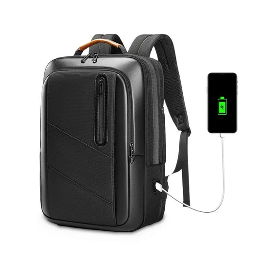 Sac à dos connecté avec sangle pour valise et design ergonomique