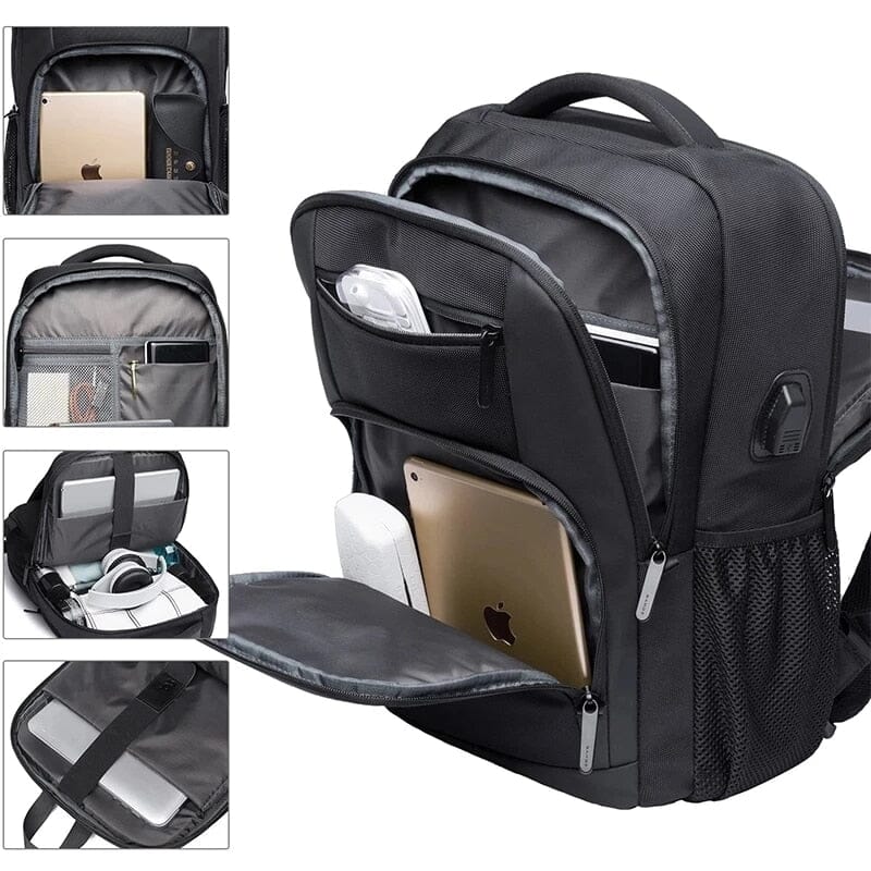 Compartiment pour ordinateur portable de 15.6 pouces, intérieur spacieux