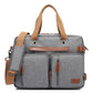 Sac gris pour ordinateur 17.3 pouces, vue latérale