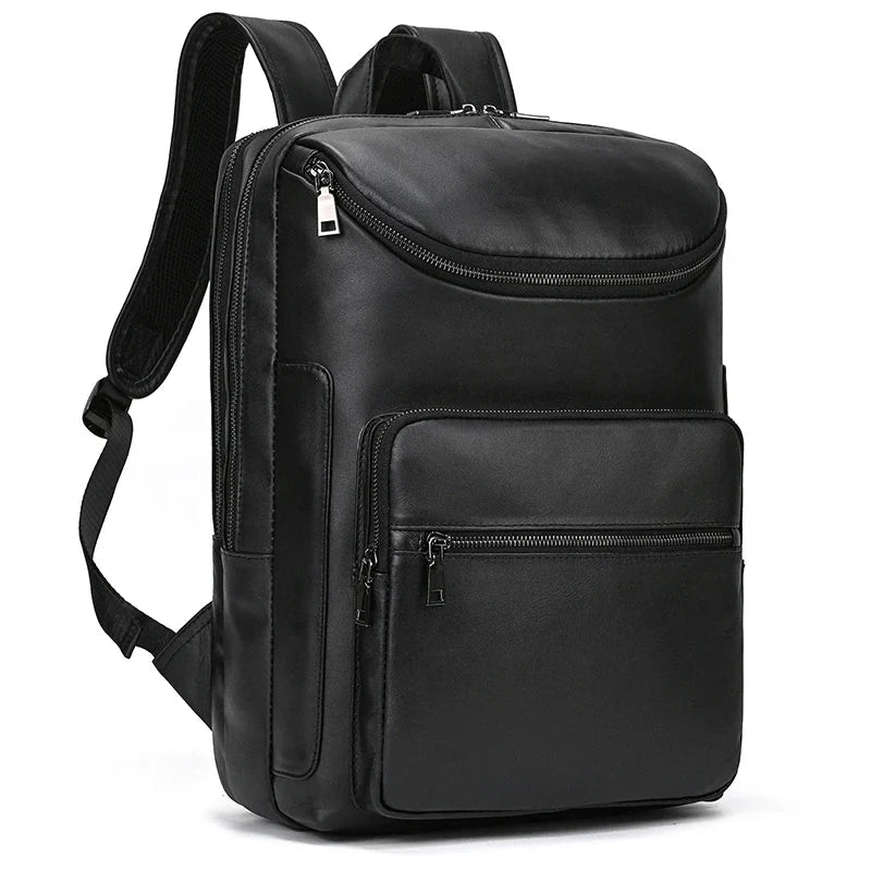 Sac à Dos Cuir Homme Travail sac dos cuir homme vue du matériau vue 25