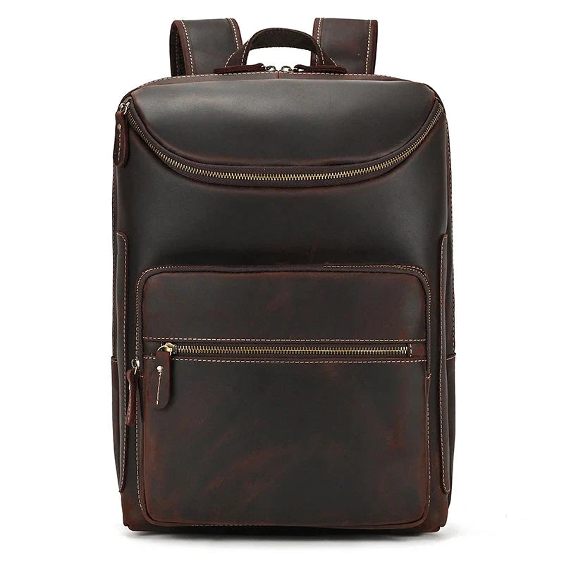 Sac à Dos Cuir Homme Travail sac dos cuir homme vue du matériau vue 17