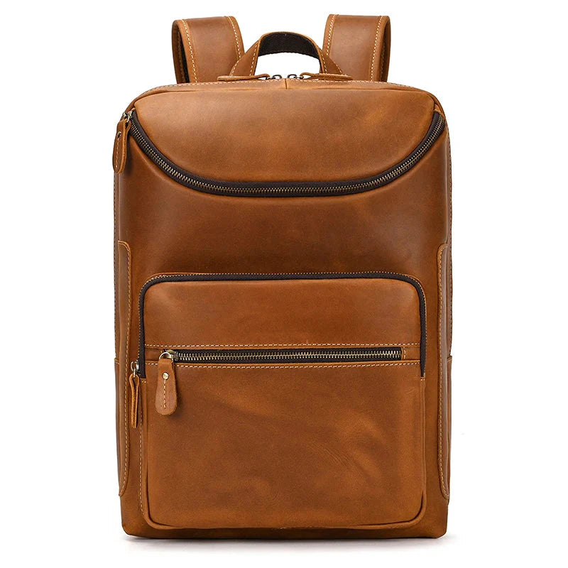Sac à Dos Cuir Homme Travail sac dos cuir homme finitions visibles