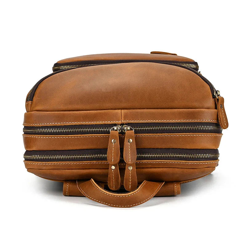 Sac à Dos Cuir Homme Travail sac dos cuir homme vue rapprochée vue 13
