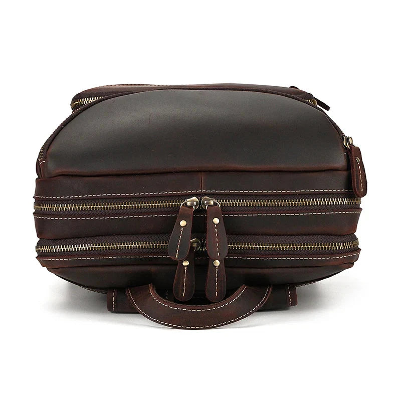 Sac à Dos Cuir Homme Travail sac dos cuir homme vue rapprochée vue 21