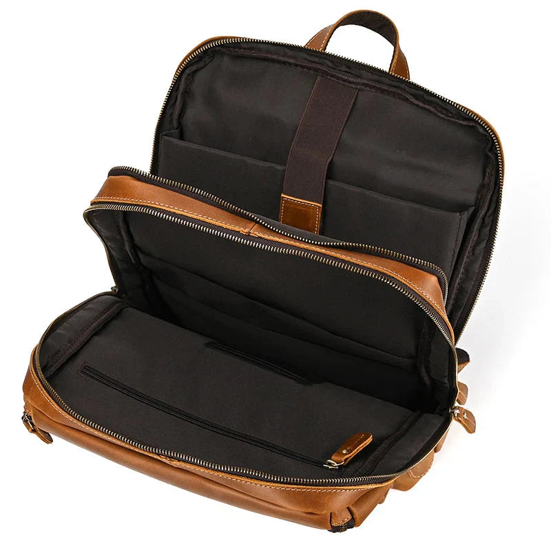 Sac à Dos Cuir Homme Travail sac dos cuir homme vue de face