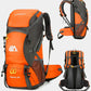 Sac à dos orange, parfait pour les aventures en plein air