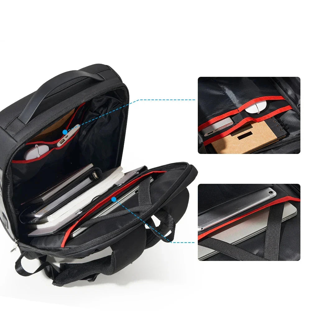 Détail de la serrure à code sur le sac à dos de voyage