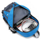 Vue de face d'un sac à dos de voyage 40L avec poches multiples