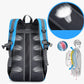 Sac à dos de randonnée 40L, compartiments ouverts pour organisation