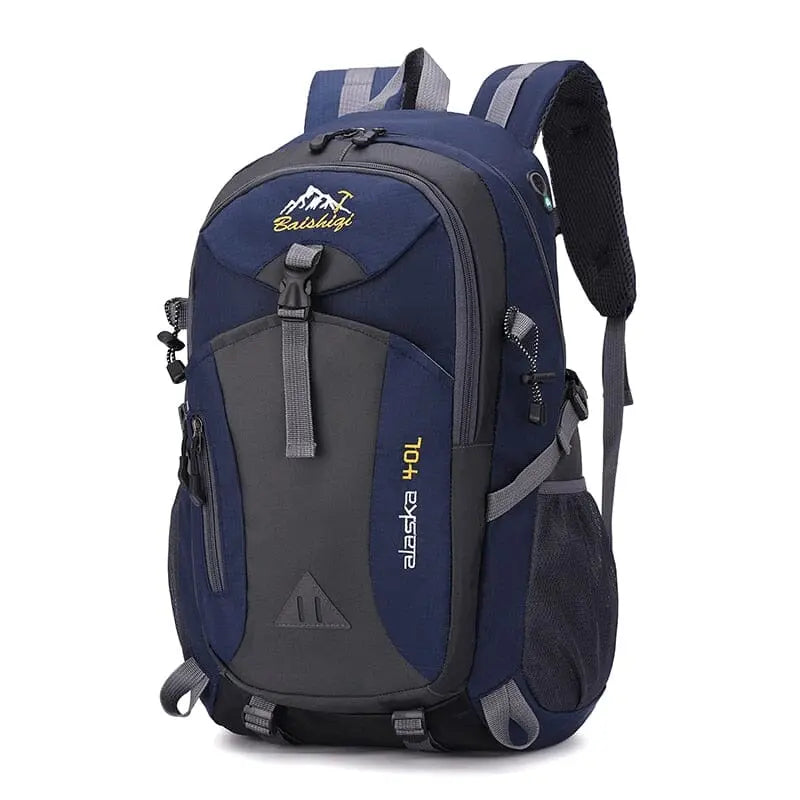 Sac à dos 40L en bleu marine, idéal pour les aventures