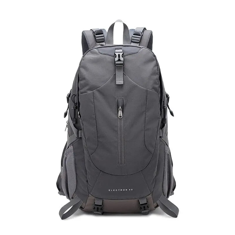Vue latérale du sac à dos anthracite, 40L, pour trekking