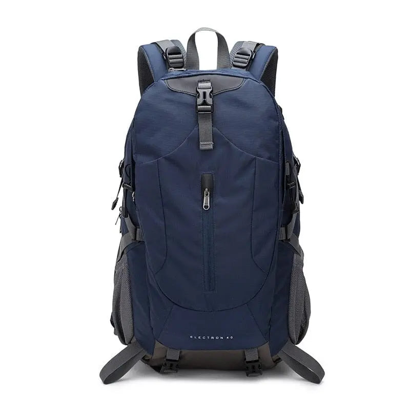 Sac à dos bleu 40L, idéal pour les longues marches