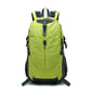Sac de randonnée vert 40L avec nombreux compartiments