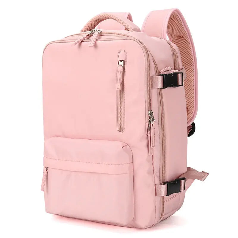 Vue de côté du sac à dos avec port USB intégré