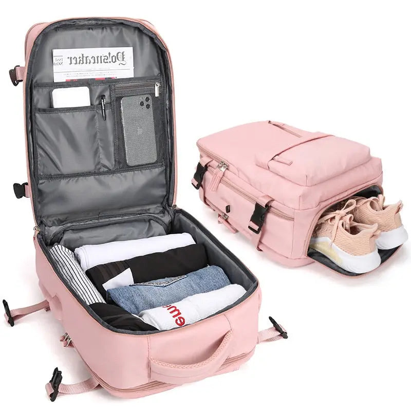 Sac à dos en nylon Oxford avec fermeture éclair robuste