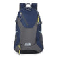 Version bleu marine du sac à dos, vue de profil
