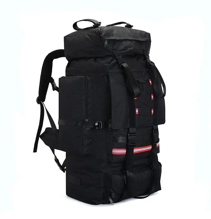 Sac à dos noir avec bretelles rembourrées confortables