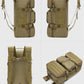 Vue de face du sac à dos militaire 65L avec poches avant
